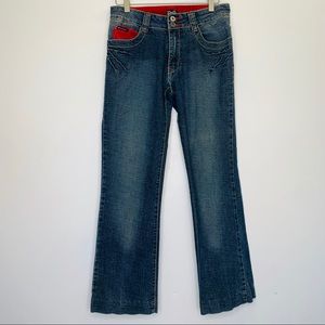 Dolce & Gabbana Ittierre Red Pocket Jeans